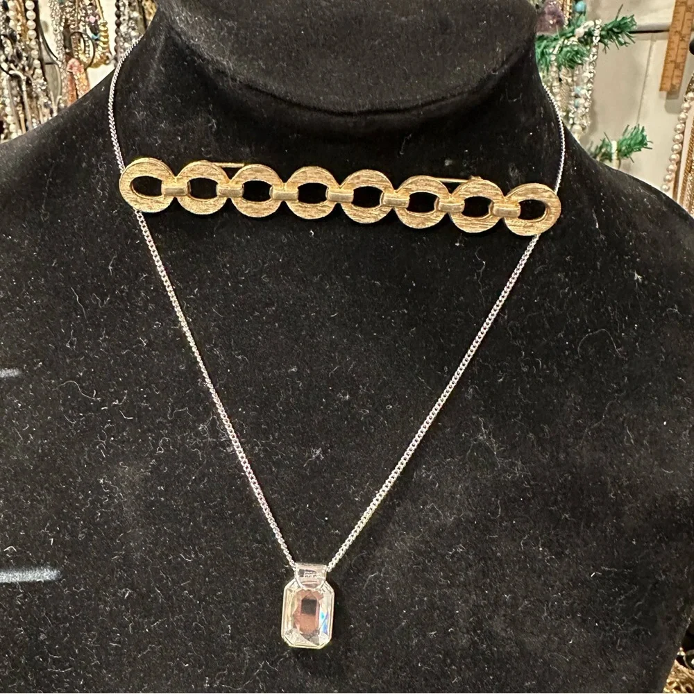 Touchstone Crystal Reversible Pendant Necklace